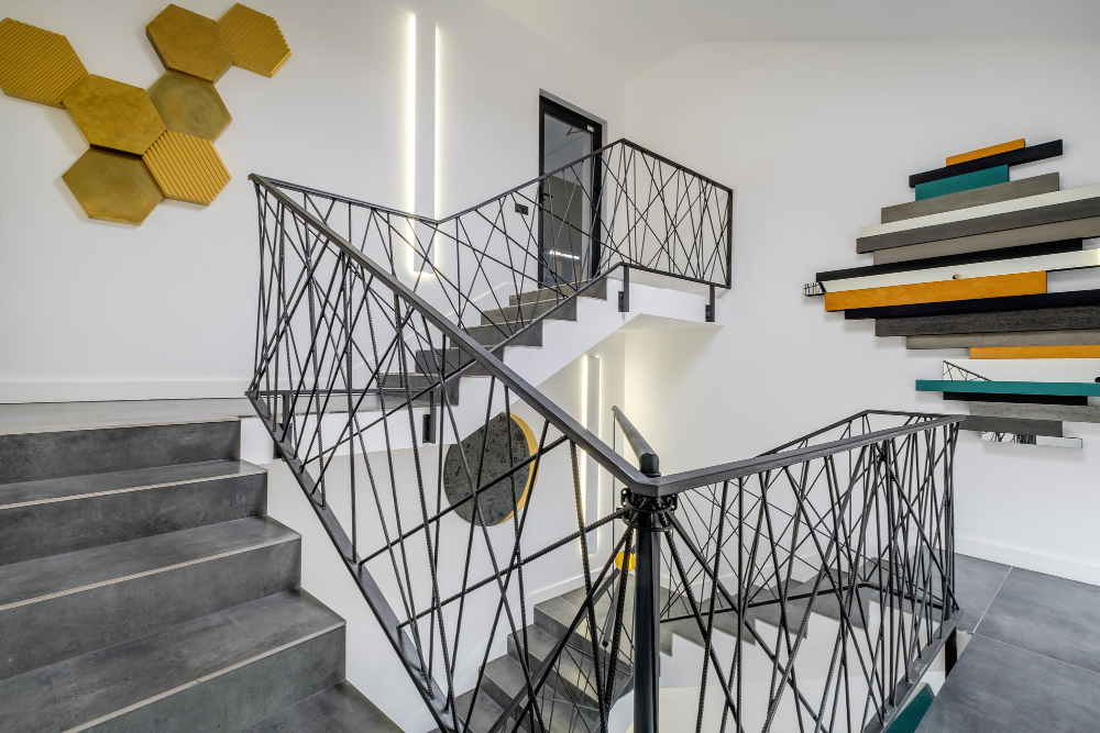 déco cage escalier moderne est un allier style et fonctionnalité