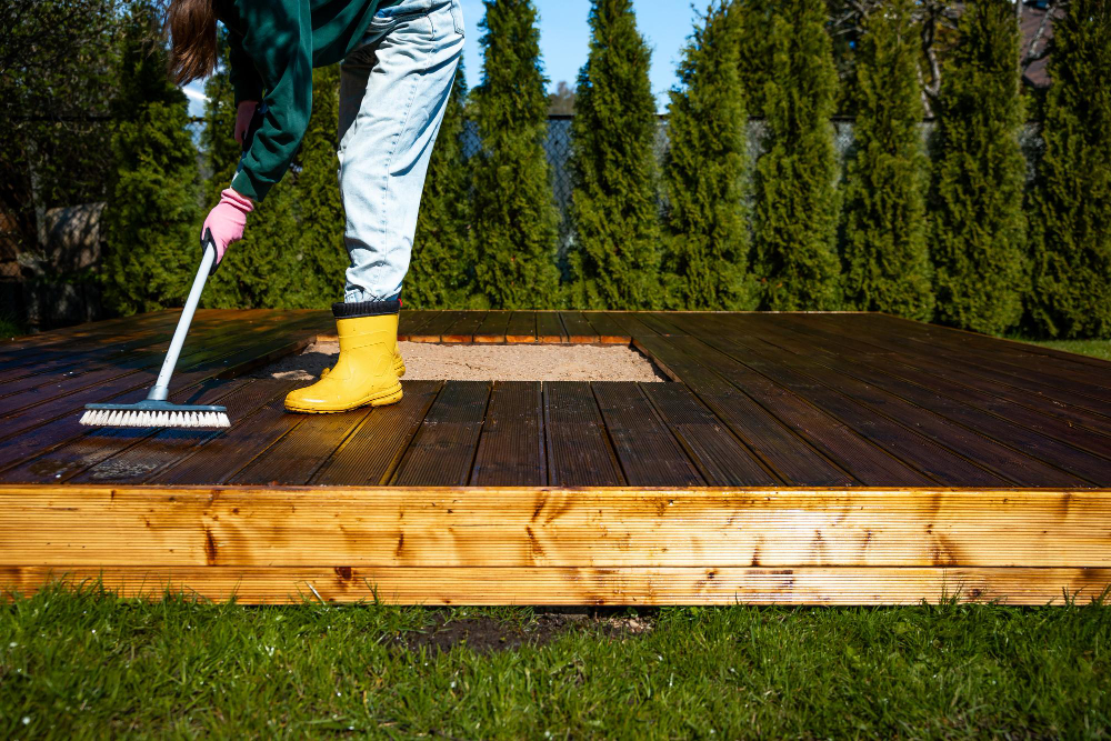 Les astuces pour nettoyer votre terrasse en bois sans l’endommager
