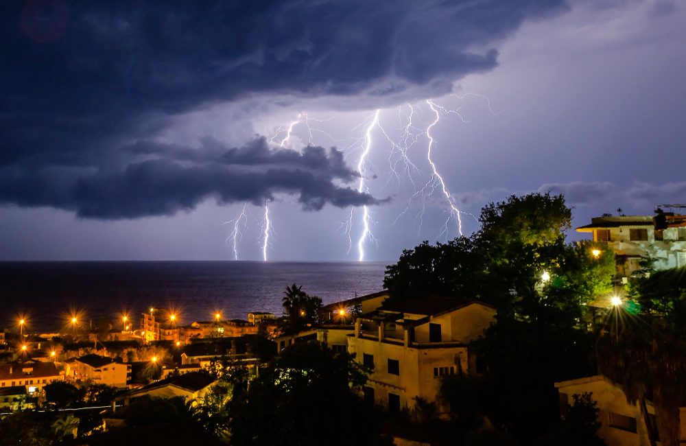 Orage à la maison